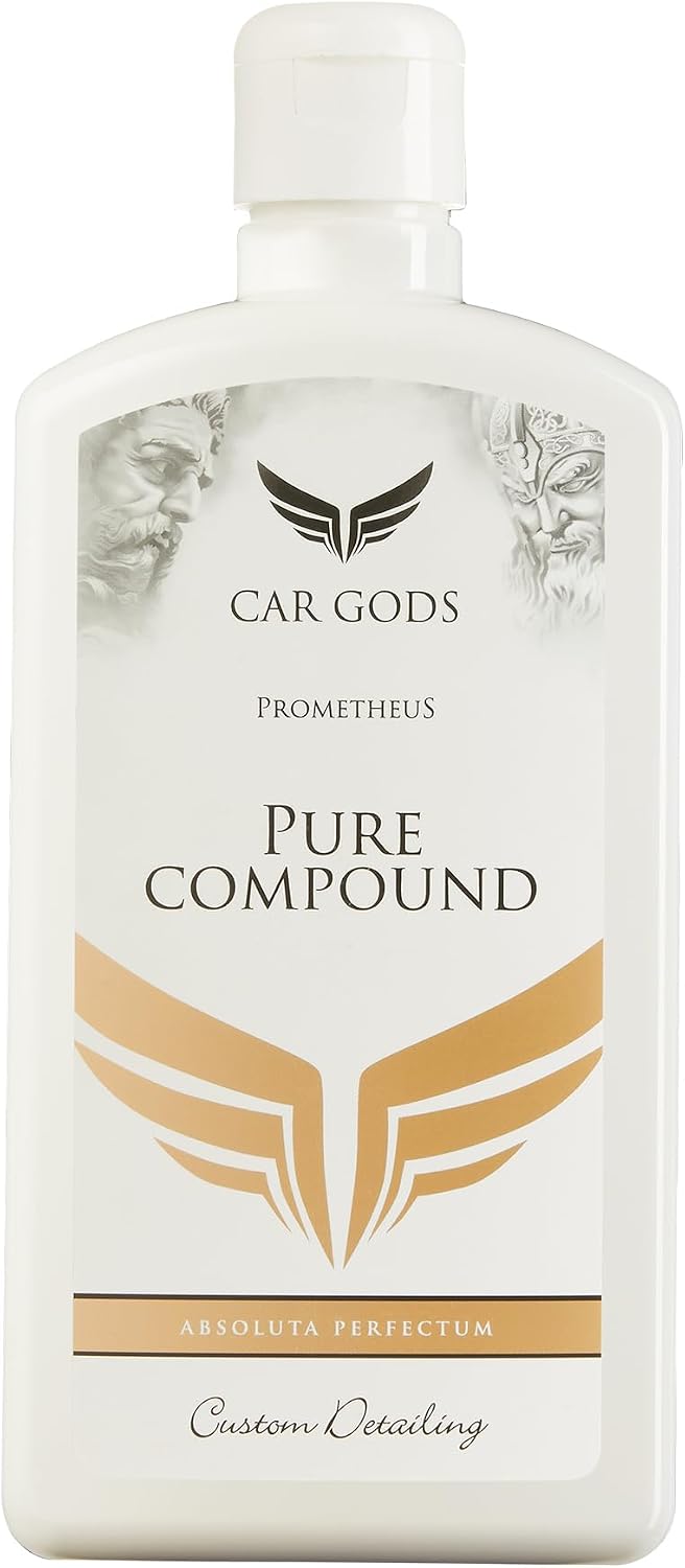Car Gods Pure Compound Color and Clarity Restorer, Metamorphic Formulation Smooth Uneven Scratched Areas and Restore Paint Finish, 17 Fl Oz