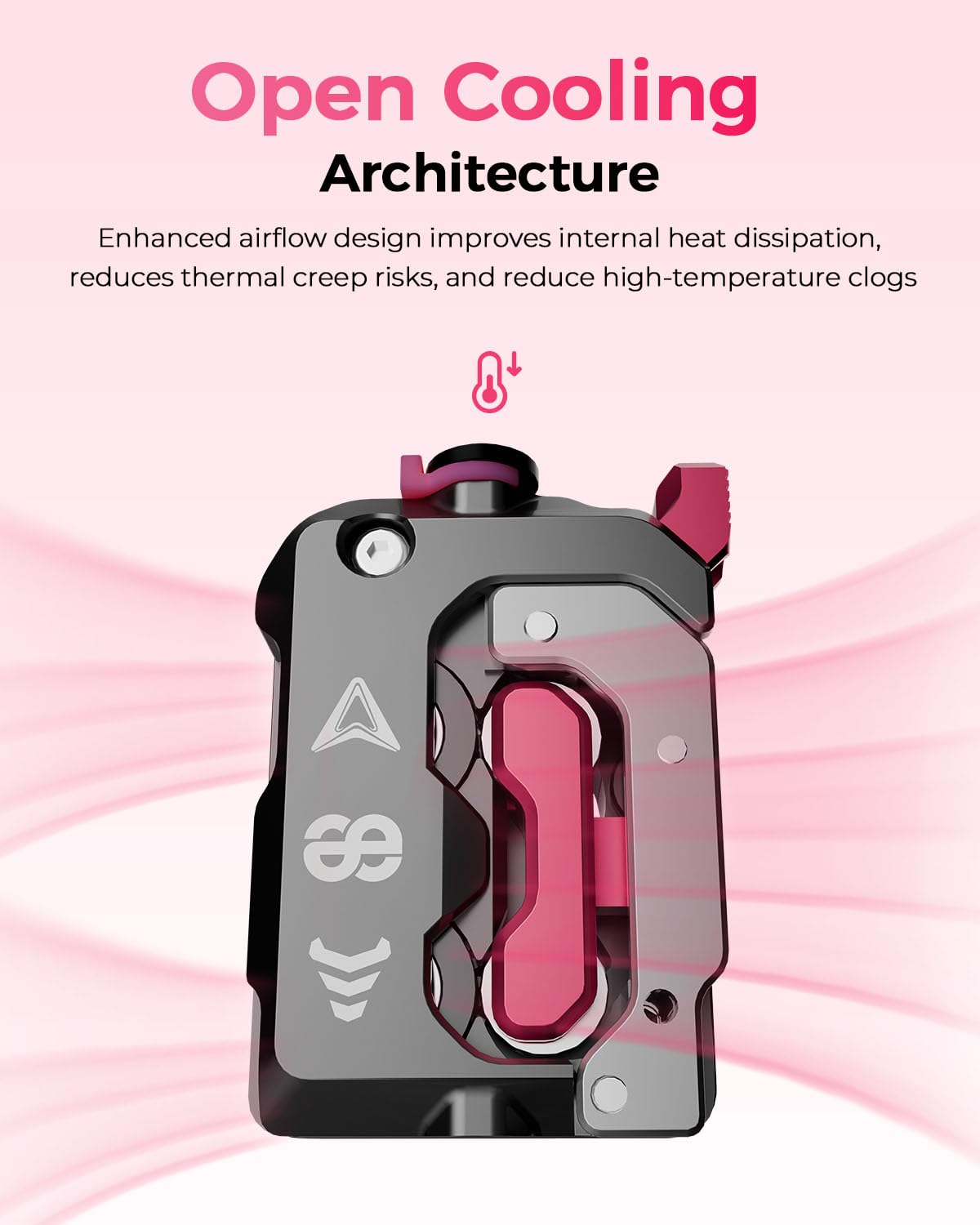 Creality Extrudeuse officielle K1C/K1 SE, kit d'extrudeuse DXC de la série K1, système d'alimentation innovant réduisant l'usure du filament de 60 %, fonctionnement plug-and-play et détection du