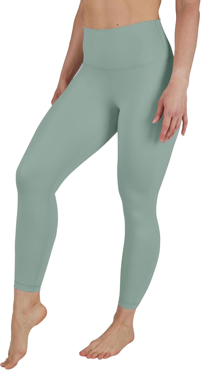 Yogalicious Womens High Waisted Yoga Legging Elastic Free Squat Proof Ankle Length Lux Workout Pant