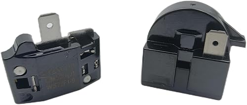 Miniatura 2 de Relé de arranque de refrigerador QP-02-4.7 PTC, 1 pin enfriadores de arranque de compresor de 4.7 ohmios con 1 protector de sobrecarga de