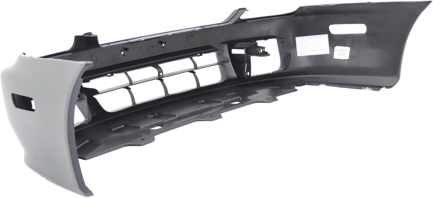 FitParts Compatible With Front Plastic Bumper Cover Fascia 1997 1998 1999 2000 2001 Honda Prelude Coupe New & Primed W/Fog Light Holes HO1000176 04711S30A90ZZ