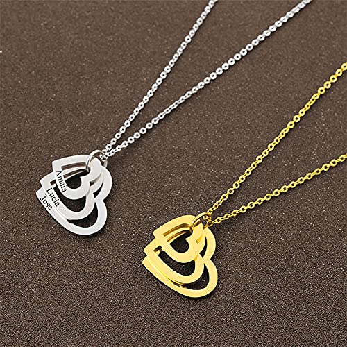 Yitoes Collana Cuore Personalizzata Madre Figlia