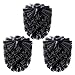 Schramm® 3-Pack WC Remplacement tête de Brosse Brosse Noire Remplacement Brosse Noire Remplacement tête de Brosse Noire Remplacement Individuel Brosse Noire Brosse WC Remplacement Brosse WC