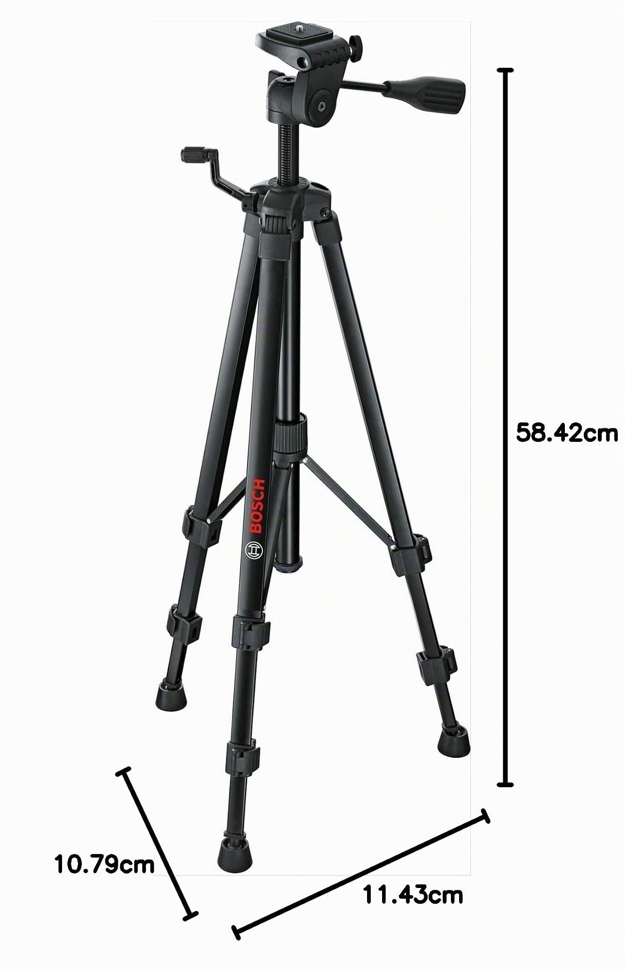 Bosch BT 150 Lightweight Compact Tripod with Adjustable Legs by Bosch