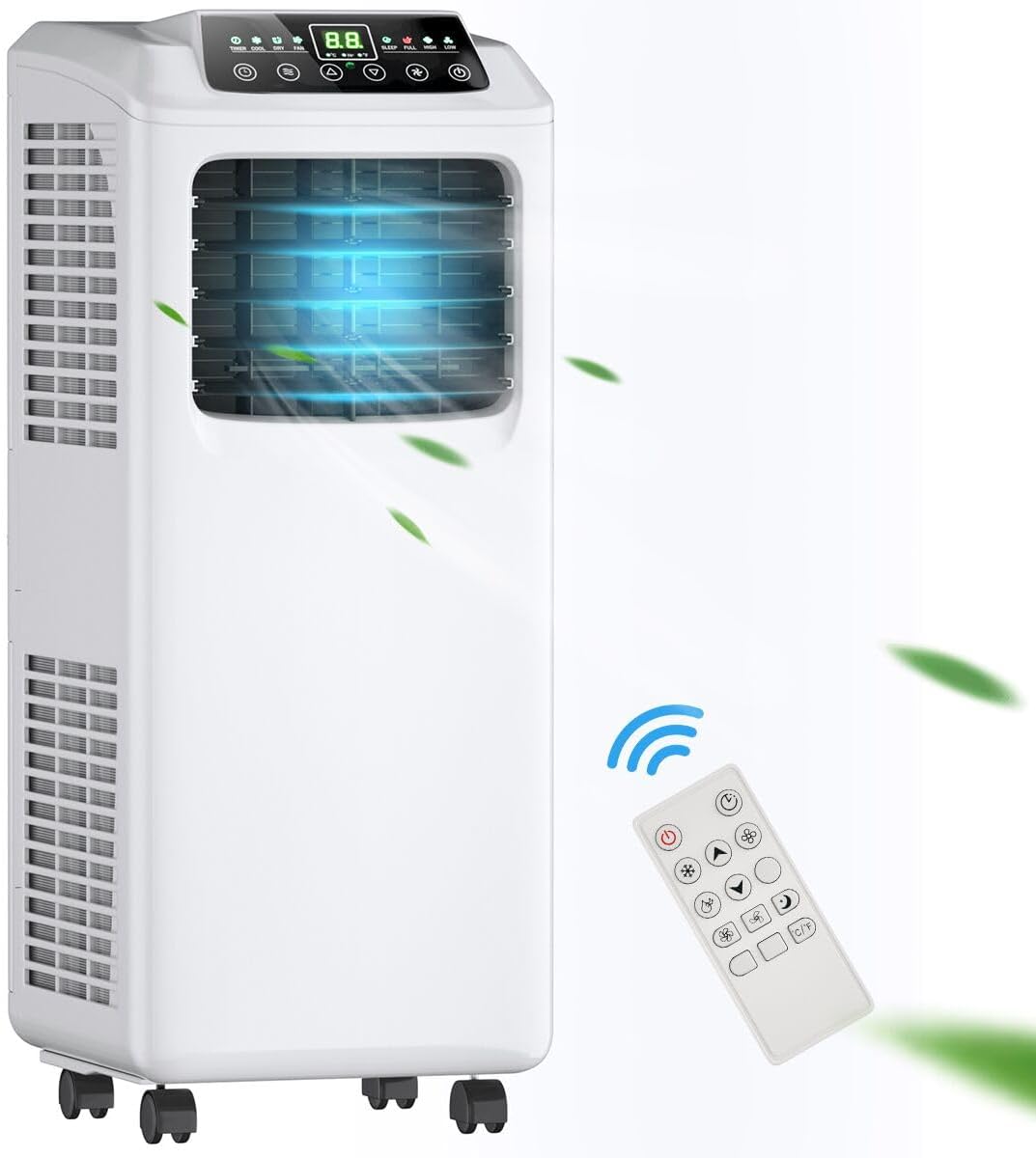 Portable Air Conditioners 8000 BTU With Remote Dehumidifier