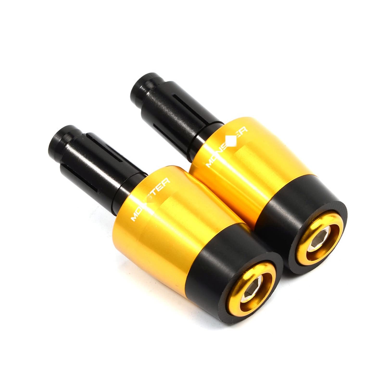 Poignée de moto jaune pour guidon de moto Ducati Monster 796 821