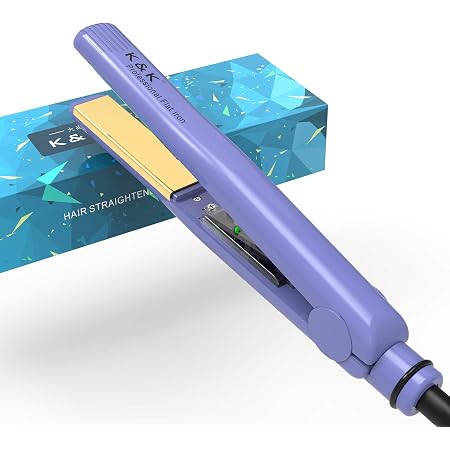 Amazon.com: Plancha de pelo de 1.0 in Plancha de titanio profesional de  nano cerámica 2 en 1 alisado y rizado, placa flotante 3D, todo tipo de  cabello, antiencrespamiento de 180 °F a