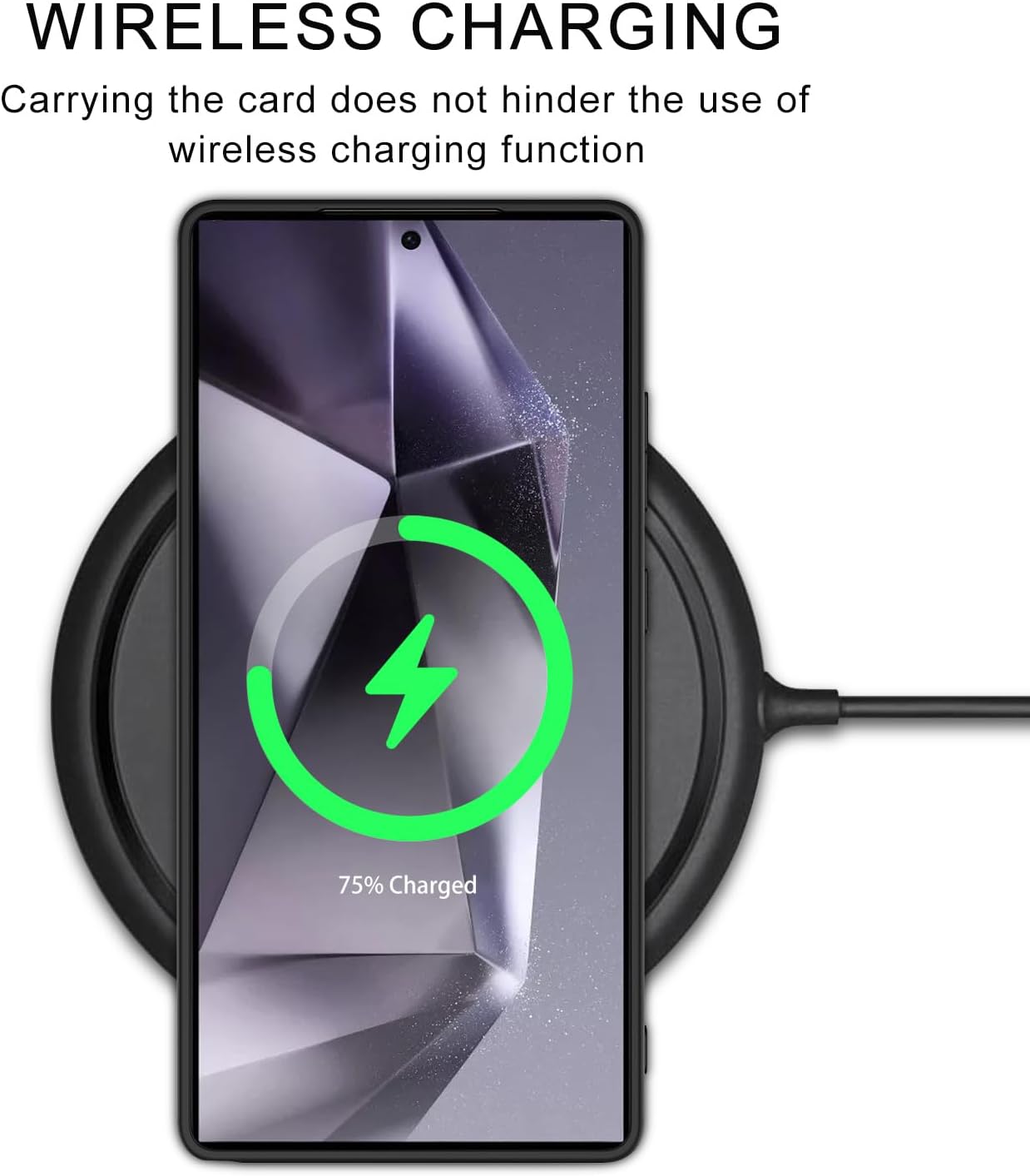 Kowauri Case for Samsung Galaxy S25 Ultra [Not fit for S25/S25 Plus], PU Leather Wallet Case with Credit Card Slot Holder Ultra Slim Protector Case for Samsung Galaxy S25 Ultra (Black) - Image 8