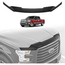 TripleAliners Hood Deflector Protector Compatible with 2015-2020 Ford F-150 F150 Accessories Hood Protector TPE Bug Deflector Shield Replacement