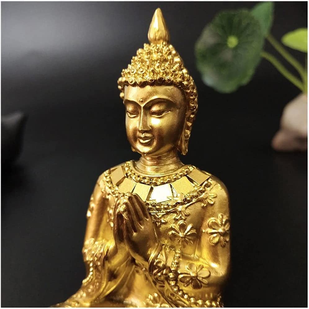 Statua Buddy/Budda Statuetka,Tajskie hinduskie posągi buddy do medytacji, dekoracje do przydomowego ogrodu Posągi Feng Shui, ozdoby do rękodzieła domowego