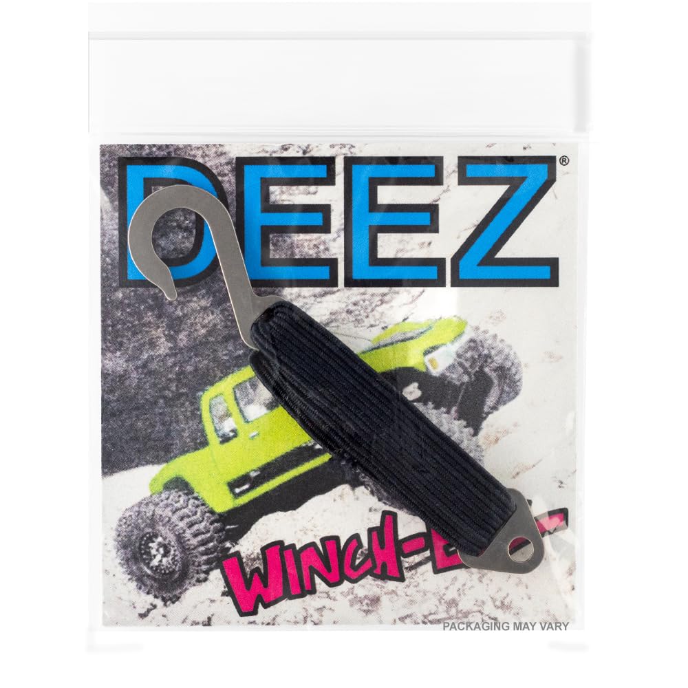 DEEZ Winch-EEZ: [Patent Pending] High-Performance Winch Dampener for RC Cars & Vehicles, All Scales 1/6, 1/8 1/10 1/18, 1/24, RC Winch Absorber for Crawlers, Improve Climbing/Control (Navy/Black)