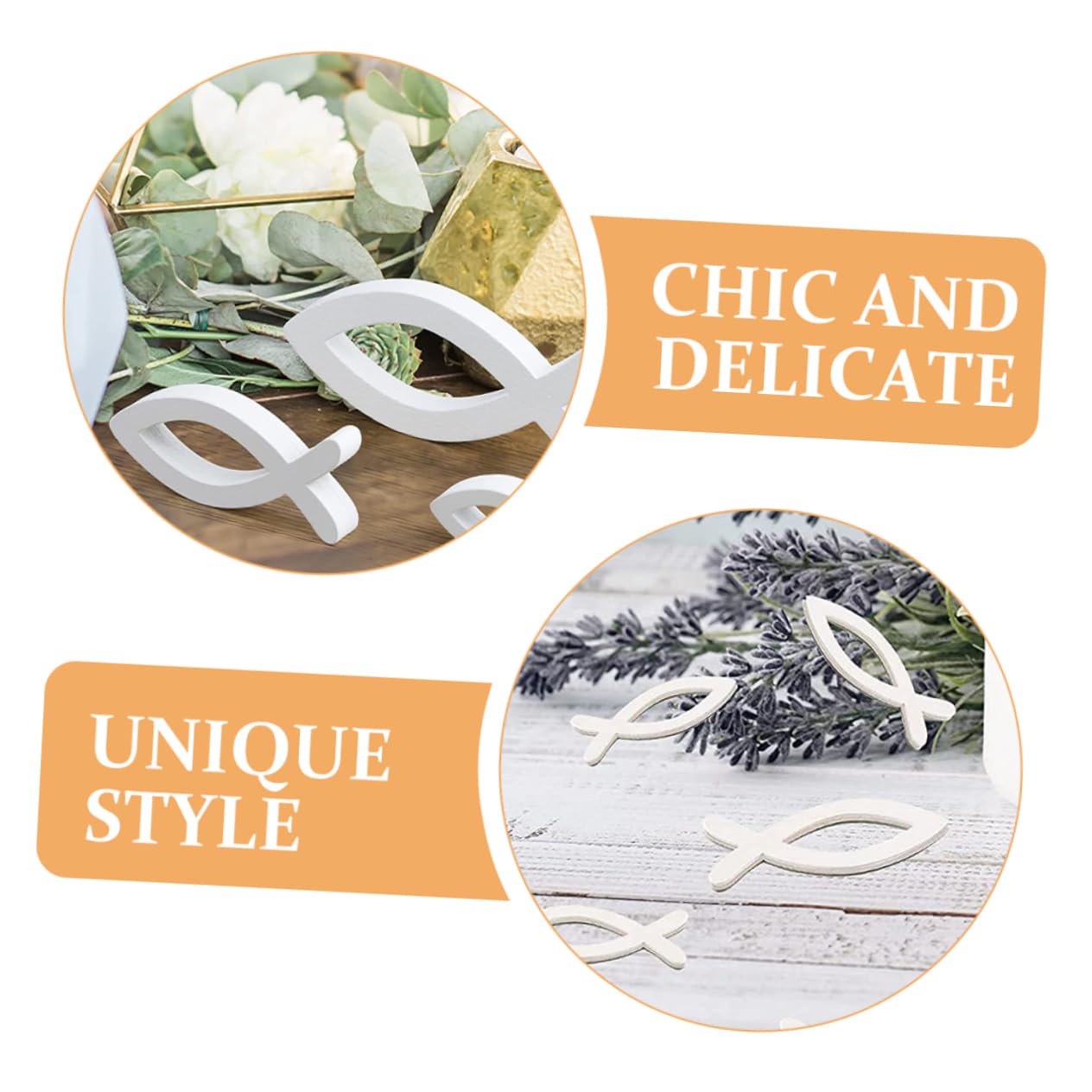 Alipis 198stücke Teiliges Holz Fisch Ornament Dekorative Hohle Holzfische Für Tischdekoration Und Kreative Anlässe Für Feste Feiern Stilvolles Zuhause Deko-Element