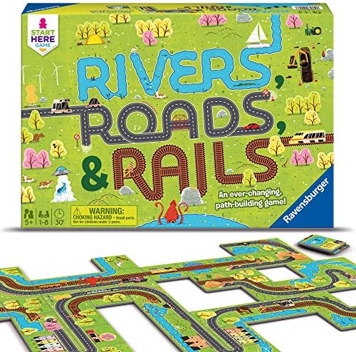 Ravensburger 220533 Rivers Roads & Rails' 10