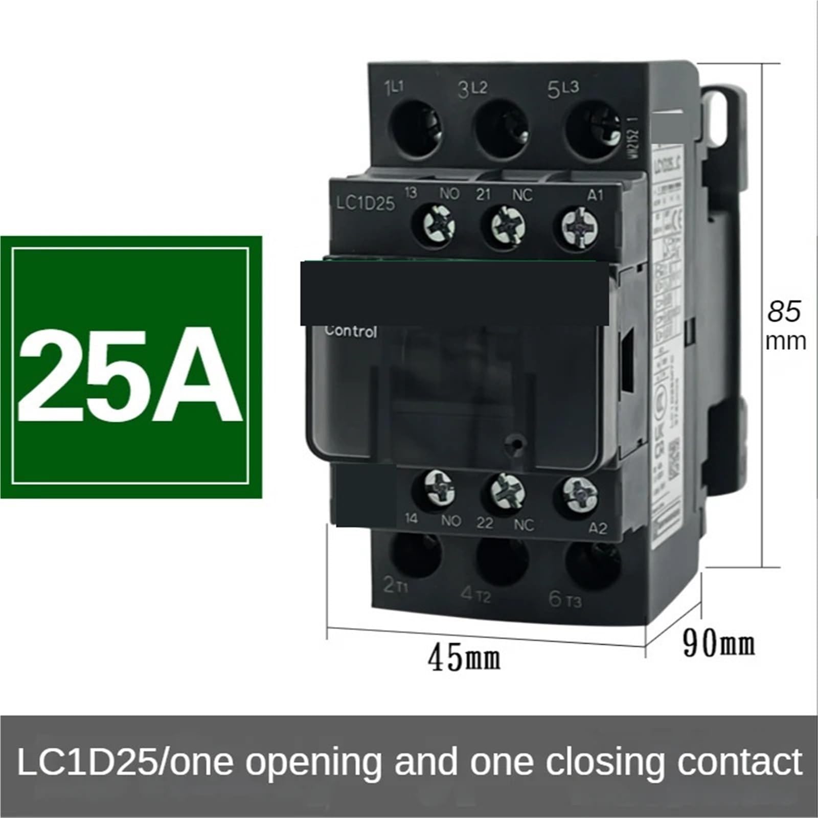 Three-Pole ACcontactor LC1D09 LC1D12 LC1D18 LC1D25 LC1D32 LC1D38 B7C F7C Q7C M7C 24V 110V 220V 380V (LC1D25,110V)