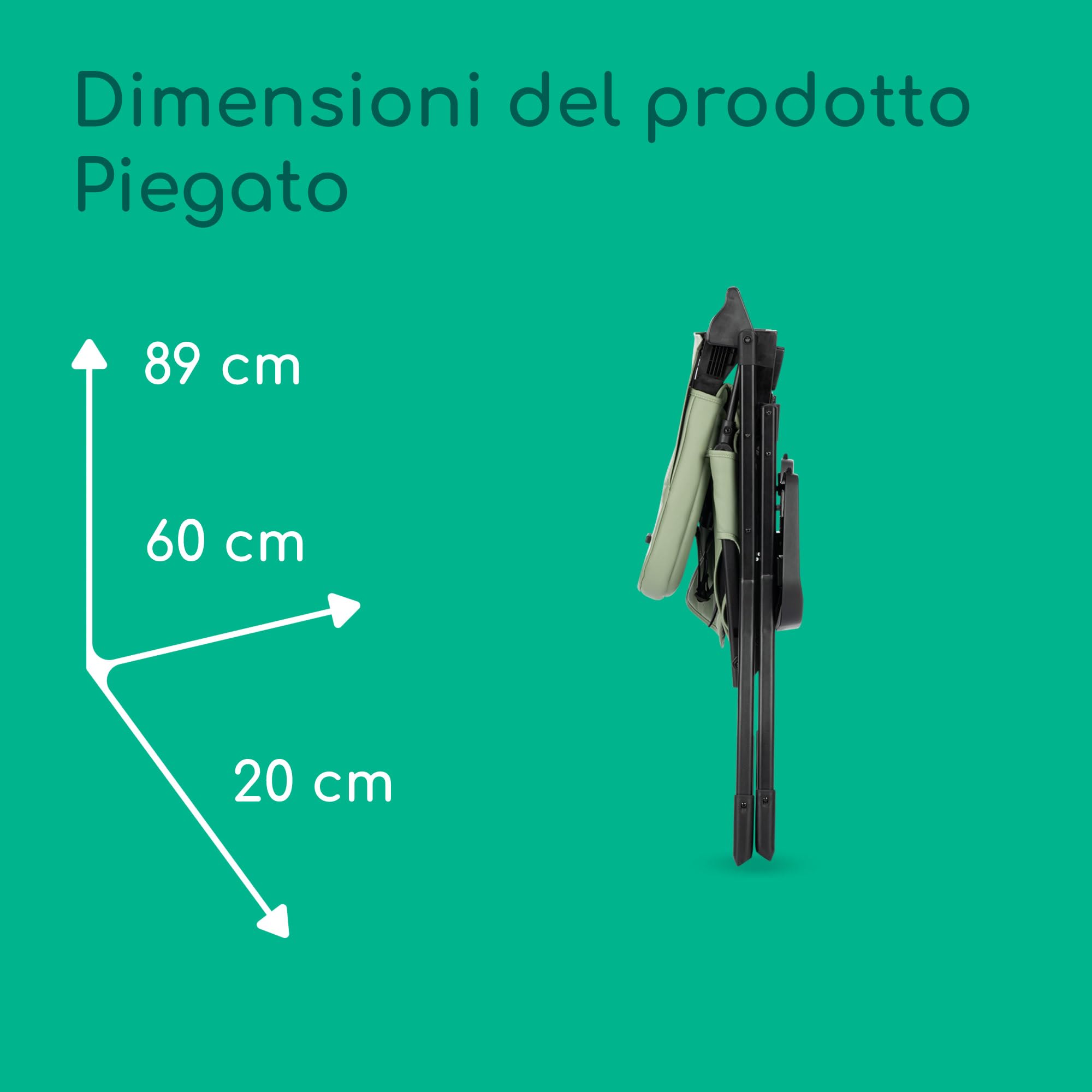 Bebeconfort Mallow, Seggiolone pappa 0 36 mesi, 0-15 kg, Seggiolone pieghevole ultracompatto, Leggero 5.6 kg, Chiusura facile e veloce con una mano, Facile da Pulire, Mineral Green