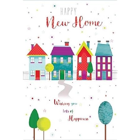 Piccadilly Greetings Happy New Hoe Card Ushroo House - 7 X 5 Inches - View #13