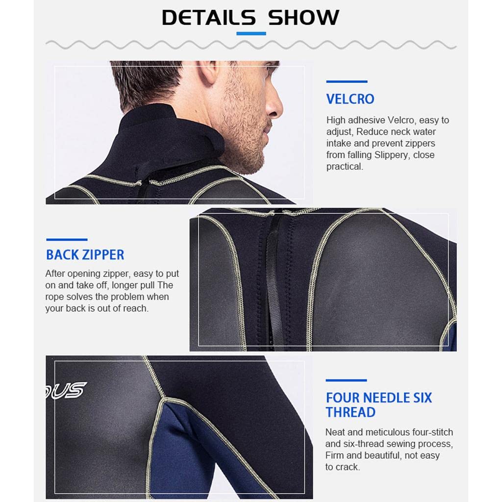 club bollywood CLUB BOLLYWOOD® Mens One Piece Zip Back Surfing Swimsuit Short Sleeve Swimwear Wetsuit S | Sporting Goods | Water Sports Wetsuits | Men-picture-16