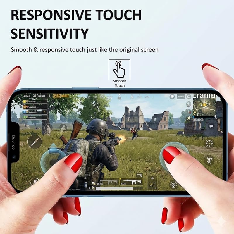 Image of Super-D Military-Grade Tempered Glass Screen Protector For iPhone 17 (6.3 Inch) - 9H Hardness Ultra HD Clear Edge-to-Edge Full Coverage Screen Guard, Anti-Scratch, Shatterproof, Bubble-Free (Pack of 2)