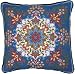 Candamar Designs 30948 Kaleidoscope Style Needle Point Kit, 14 by 14-Inch, Blue