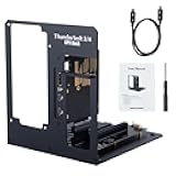 eGPU Enclosure Thunderbolt 3/4 USB4 40Gbps PD 85W Charging External GPU Dock Compatible with NVIDIA/AMD Graphics Cards on Win 10/11 Linux System, ATX Power Supply (MK-L18)