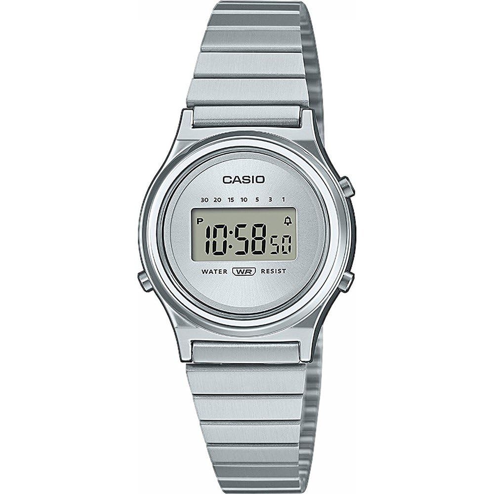 Womens Wristwatch CASIO LA-700WE-7AEF Stainless Steel Gray Vintage