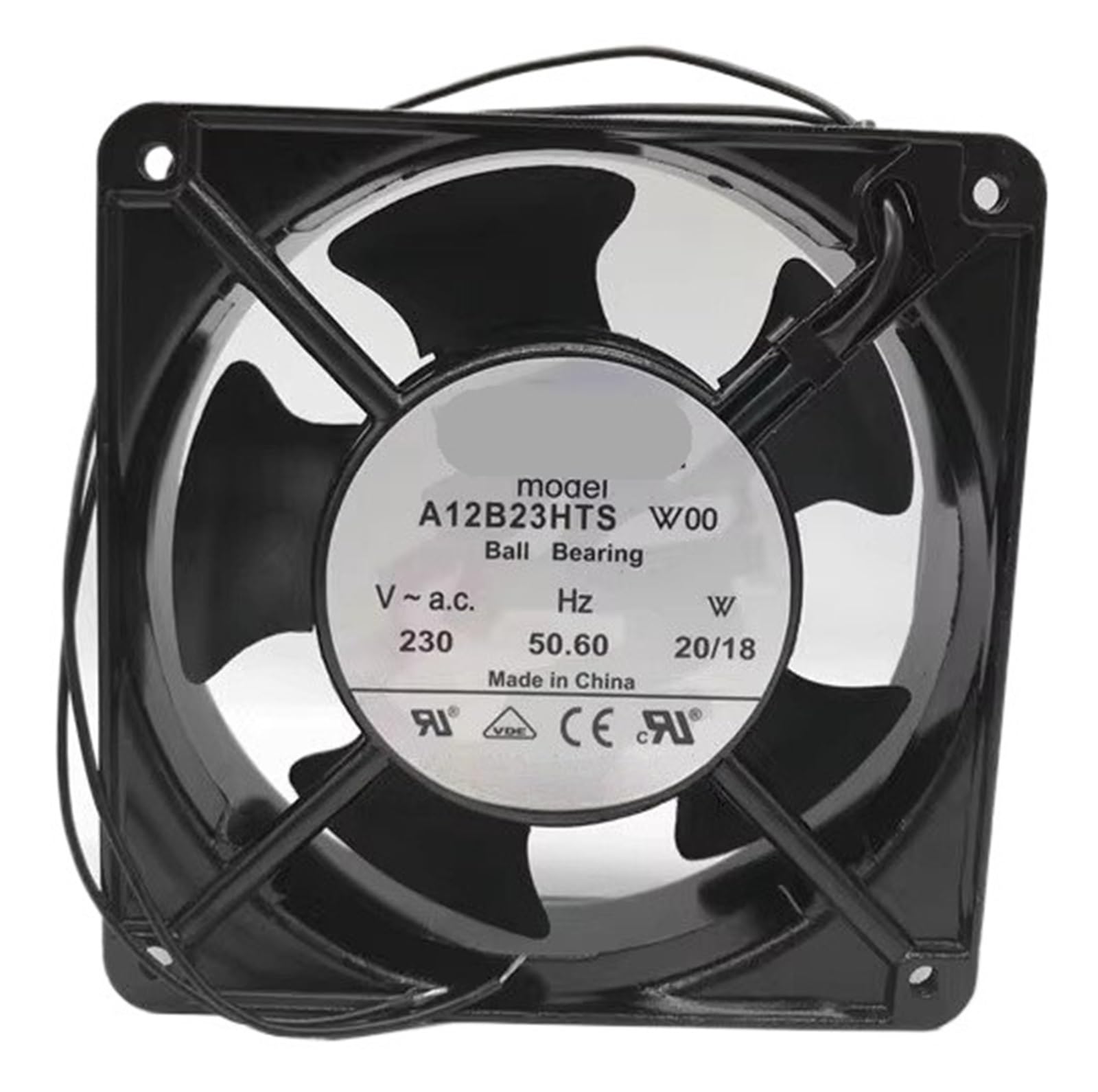 FSBNMNXPQ 12038 A12B23HTS W00 230V 20/18W 12CM cooling fan