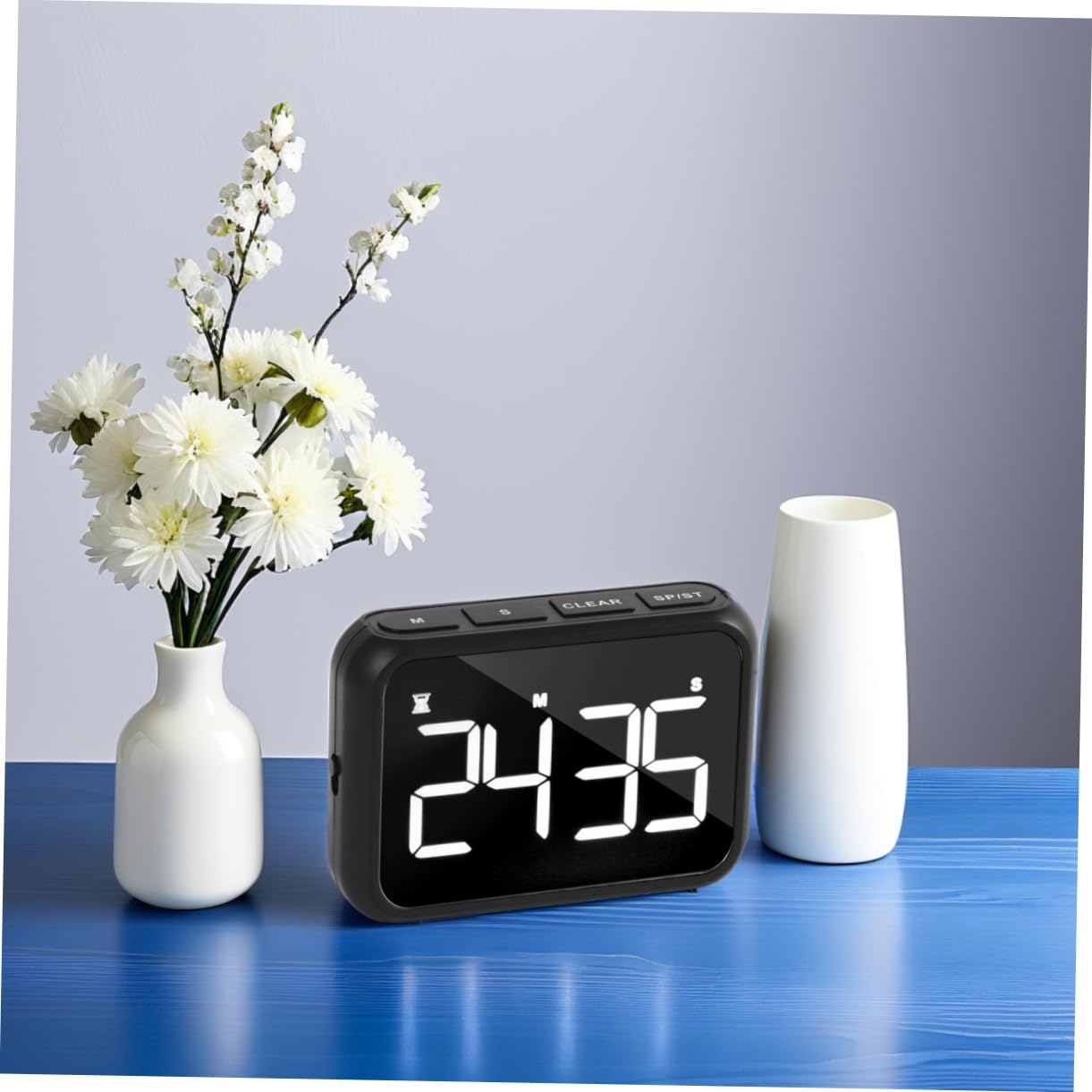 POPETPOP 2piezas Temporizador De Cocina Digital Led Recargable Pantalla Cronómetro para Cocina Horario Aleatorio y Función De Alarma para Hogar Oficina y Restaurantes