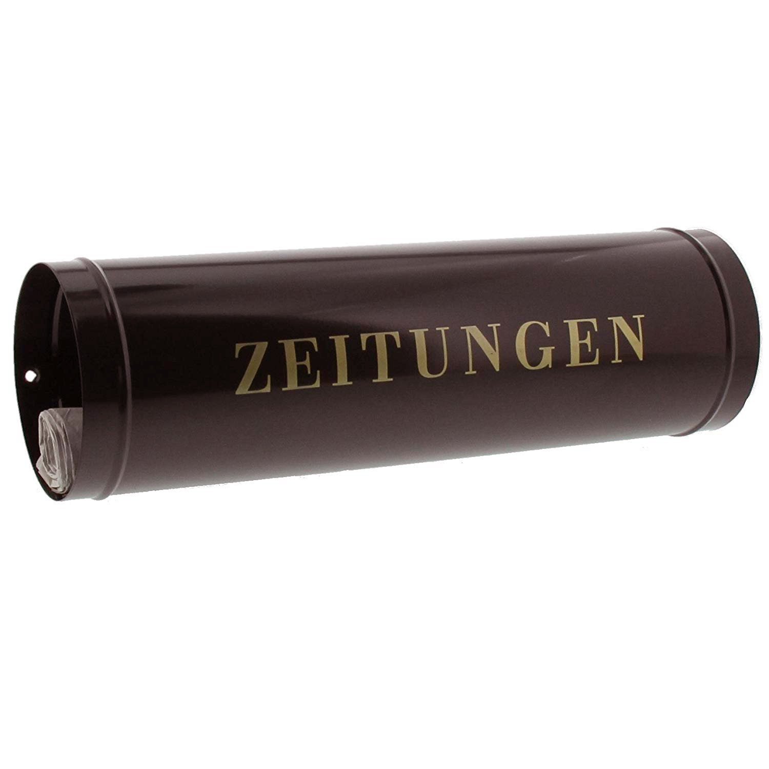 Burg-Wächter Brown – Newspaper Compartment For Letter Box 40 Cm Length, 12 Cm Diameter)