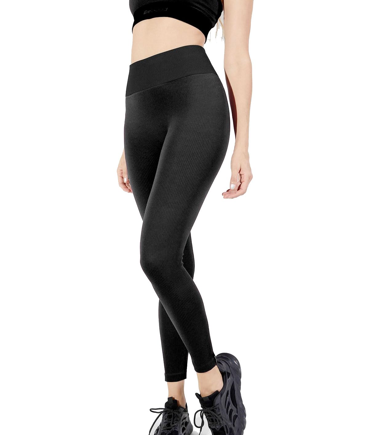 BeGood - Legging Donna Slim Sport e Tempo Libero, in Costina. Tonifica, Drena, Idrata. Anticellulite in Tessuto Tecnico Brevettato e Clinicamente Testato