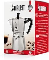 Vista 43 de Bialetti - Cafetera Moka Express, 6 tazas, 1 unidad, color plateado, modelo 6800 / 06800