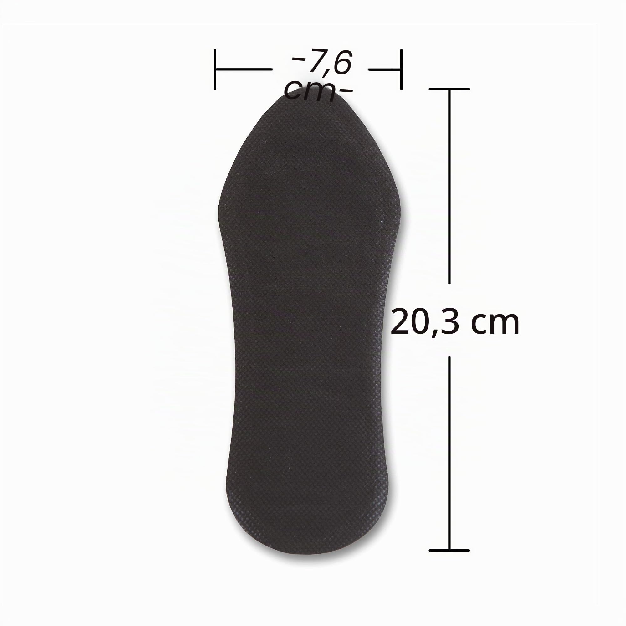 Insole Foot Warmers, Natural, Odorless, Black (16 Pair)
