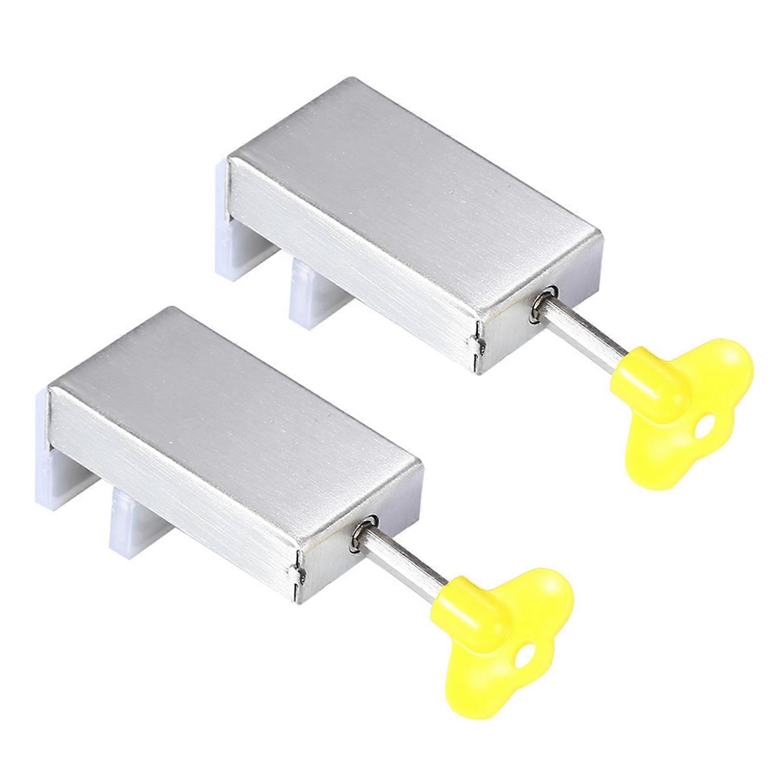 2X Child Safety Window Limiters Window Safety Locks Security Windows Lock w/Key