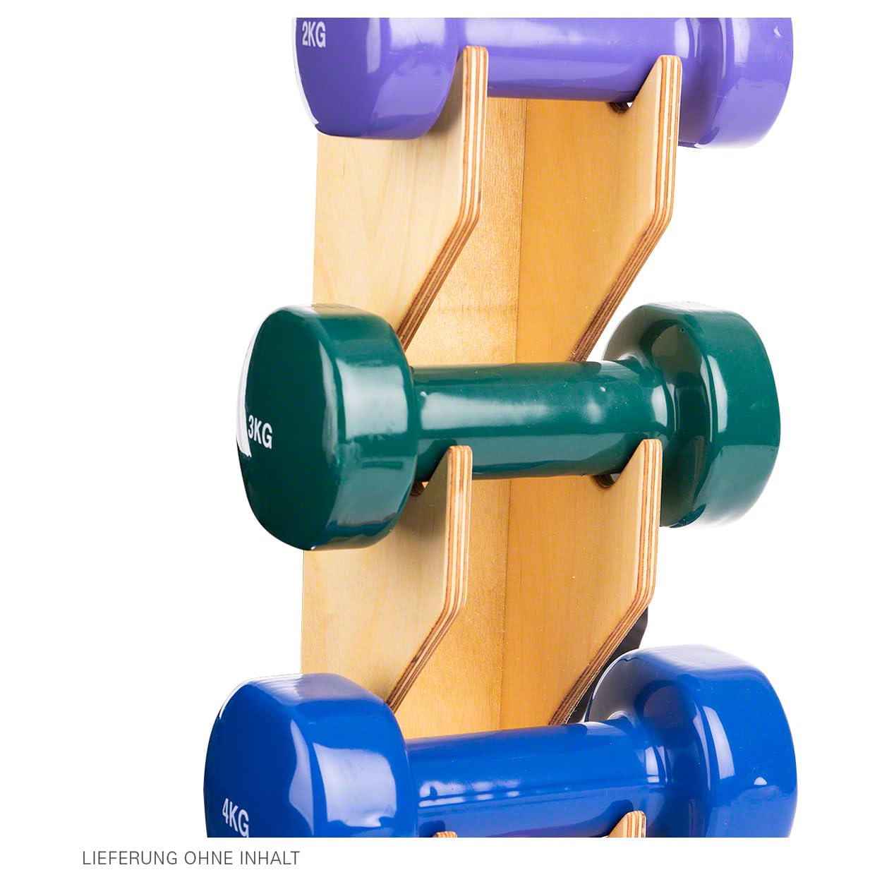 Wandhalterung aus Holz für Fausthantel, Kurzhantel, Fitness, Bodybuilding, Gymnastik, Gewichte