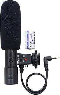MIC-01 3.5mm DV Stereo Studio Digital Video Recording Microphone for DSLR Camera