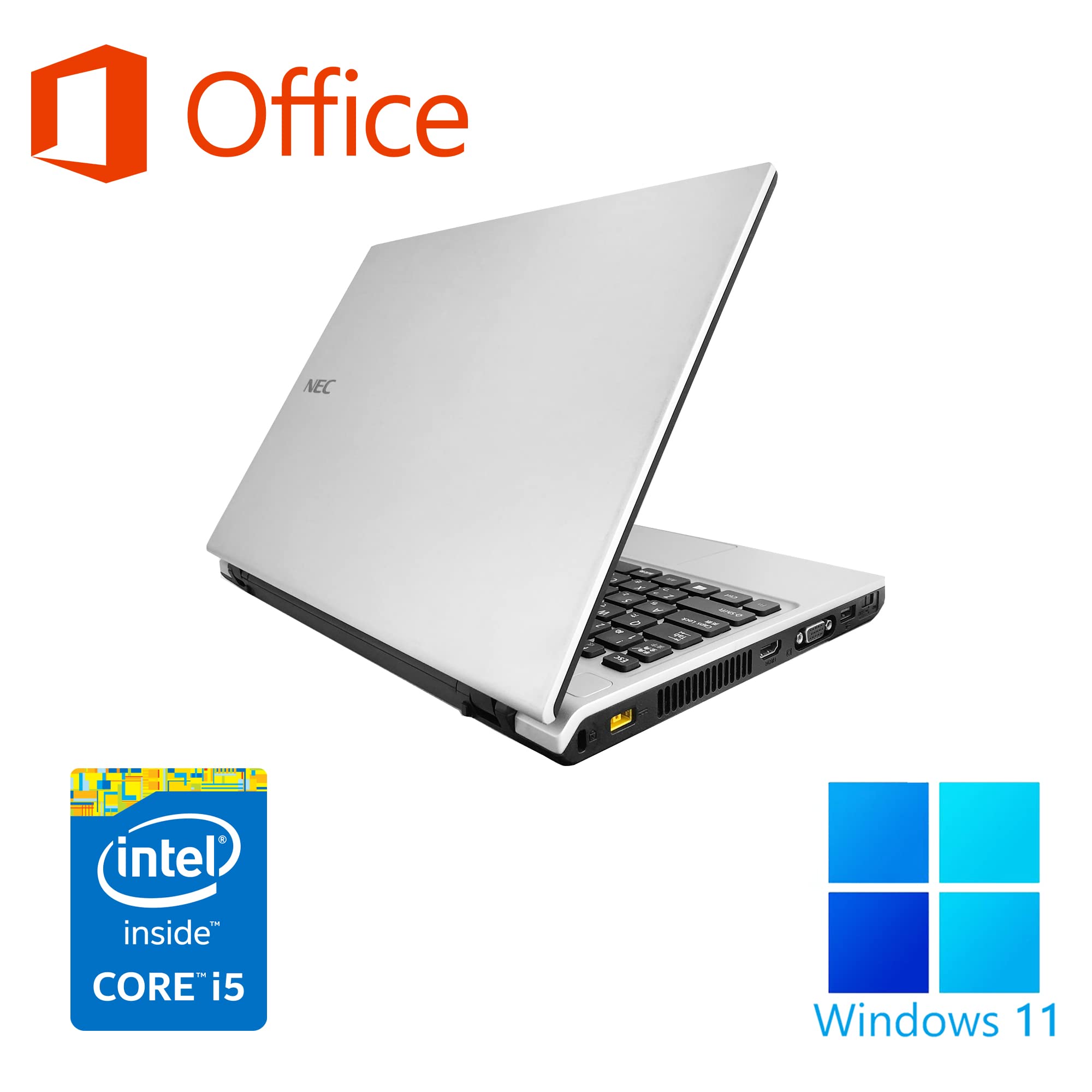NEC - ★小型＆美品! 2019年製 Core i5搭載 NECノートパソコン Amazon.co.jp: 【整備済み品】 NECノートパソコンVersaPro V
