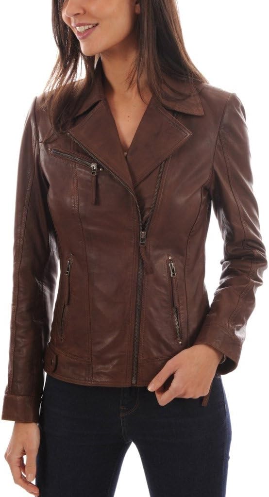 Prim leather Lambskin Leather Bomber Biker Jacket