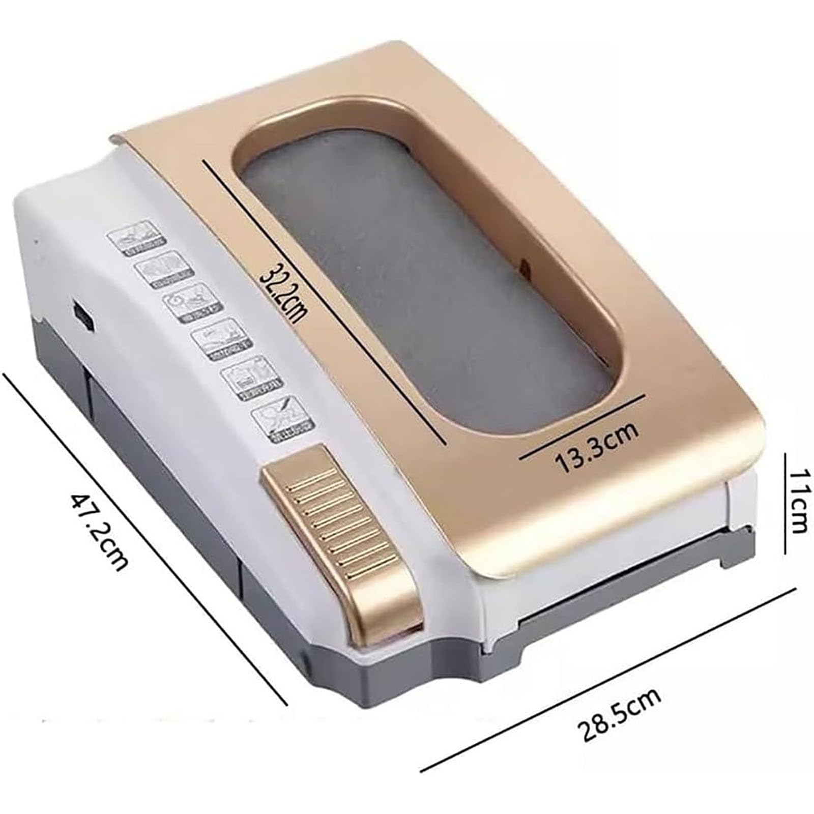 Limpiador De Calzado Automático Inteligente por Inducción, Limpieza En 5 Segundos/Eliminación De Manchas De Alta Eficacia, Velocidad: 260 RPM, para Hoteles Y Aeropuertos.,Red