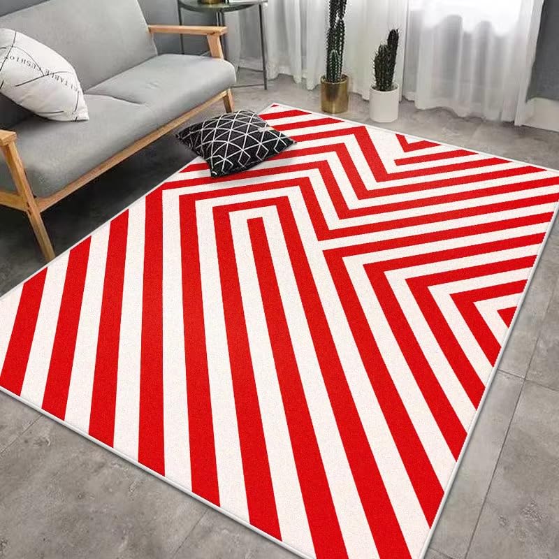 Alfombras geométricas lavables JGGXHM de pelo corto para salón 40x80cm