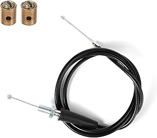 50" Mini Bike Throttle Cable Repair Kit with 2pcs Metal Fixing Heads Compatible with Predator 212 CT200U Baja MB165 196cc MB200 200cc Heat Warrior MOTOVOX MBX10 MBX11 GX160 GX200 Pit Dirt Bicycle