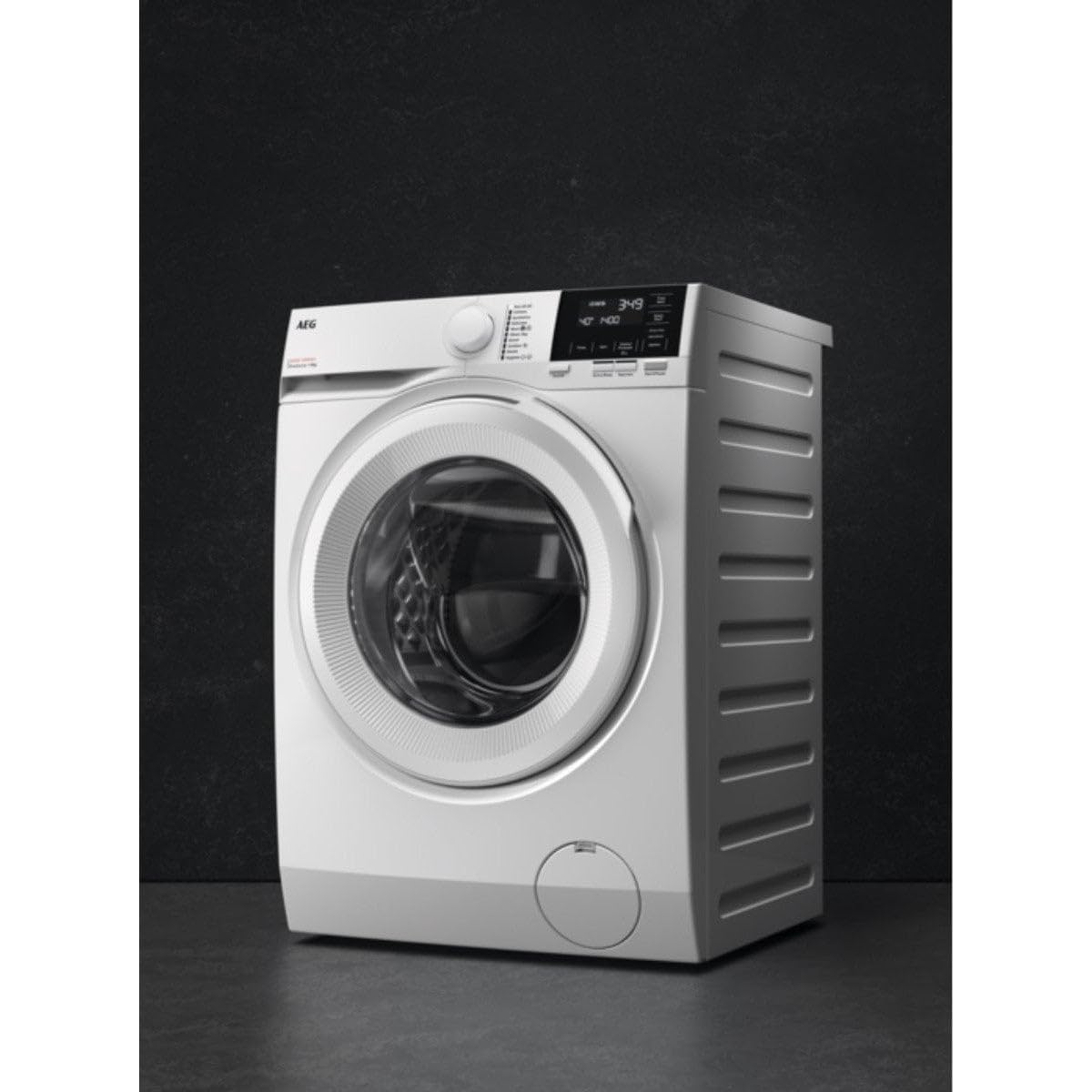 AEG L6FBF51488 8 kg Frontlader Waschmaschine, 60 cm breit, 1400U/Min, Aqua-Stop, Mengenautomatik, Nachlegefunktion, Kindersicherung, Unterschiebbar, weiß