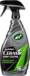 Turtle Wax Hybrid Solutions Ceramic Spray Coating - 6-Month High Gloss Protection, Extreme Water Beading, Safe on Glass Wheels Trim, 16oz