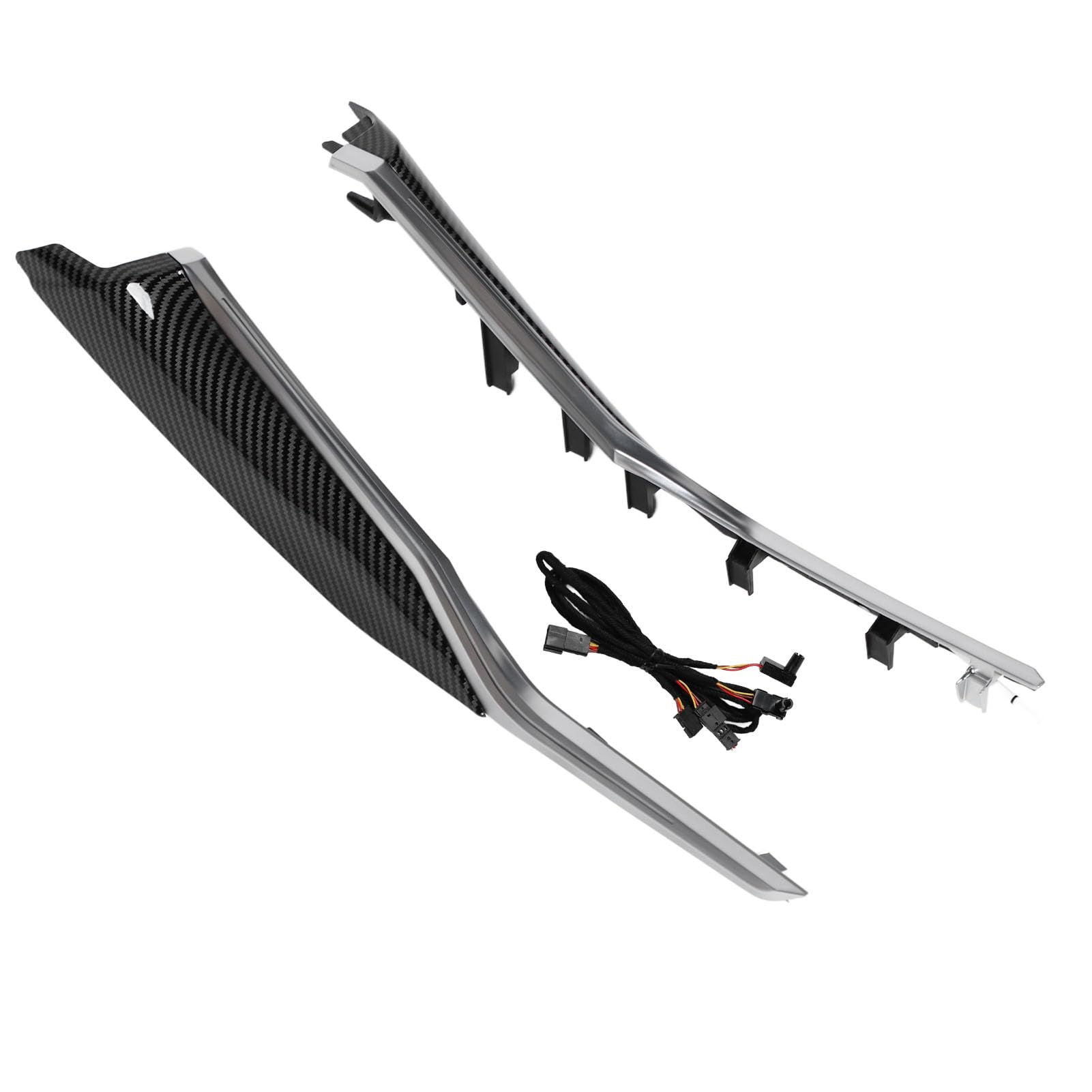 LED Ambient Light Center Console Trims for 3 4 Series G20 G22 G23 G26 M3 G80 M4 G82 G83 LHD 2019 Onwards (Carbon Fiber Look)