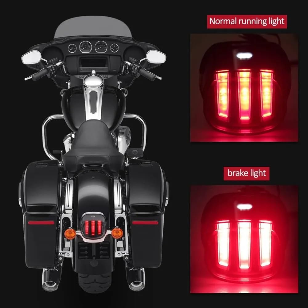 Pasuje do Sportster Dyna Softail Touring Road Glide Road King Moto światło tylne hamulca tylna lampka kierunkowskazu światło hamowania