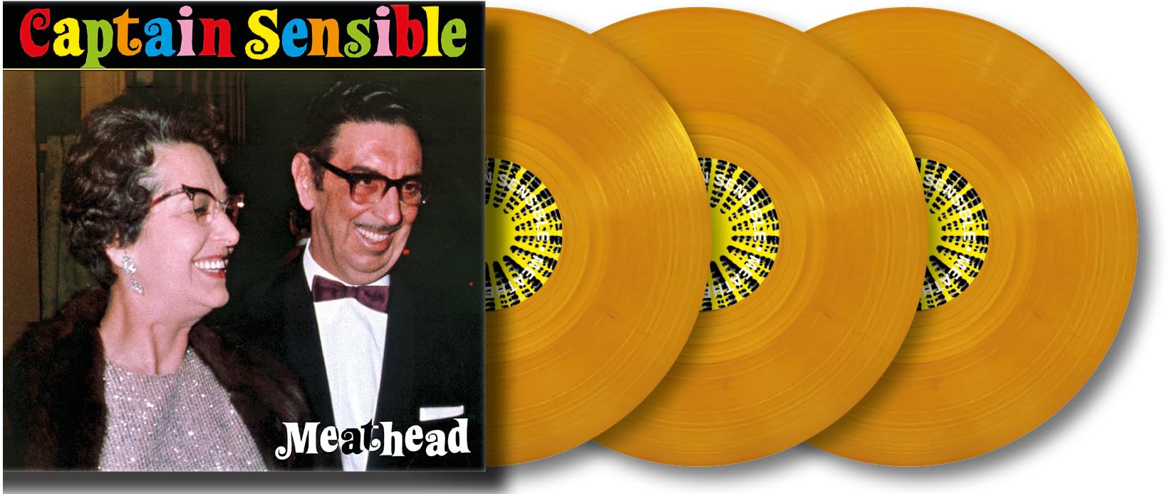 Captain Sensible Meathead (orange Crystal Vinyl) LP New 9010974000198