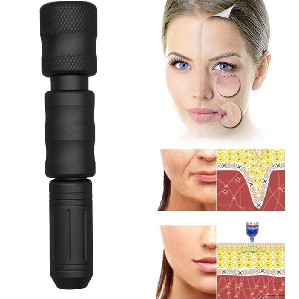 POEO Hyaluronic Injection Gun, Anti-Wrinkle Skin Rejuvenation Nebulizer, 0.3Ml Filler Jnjector Noninvasive Nebulizer No-Needle Mesotherapy