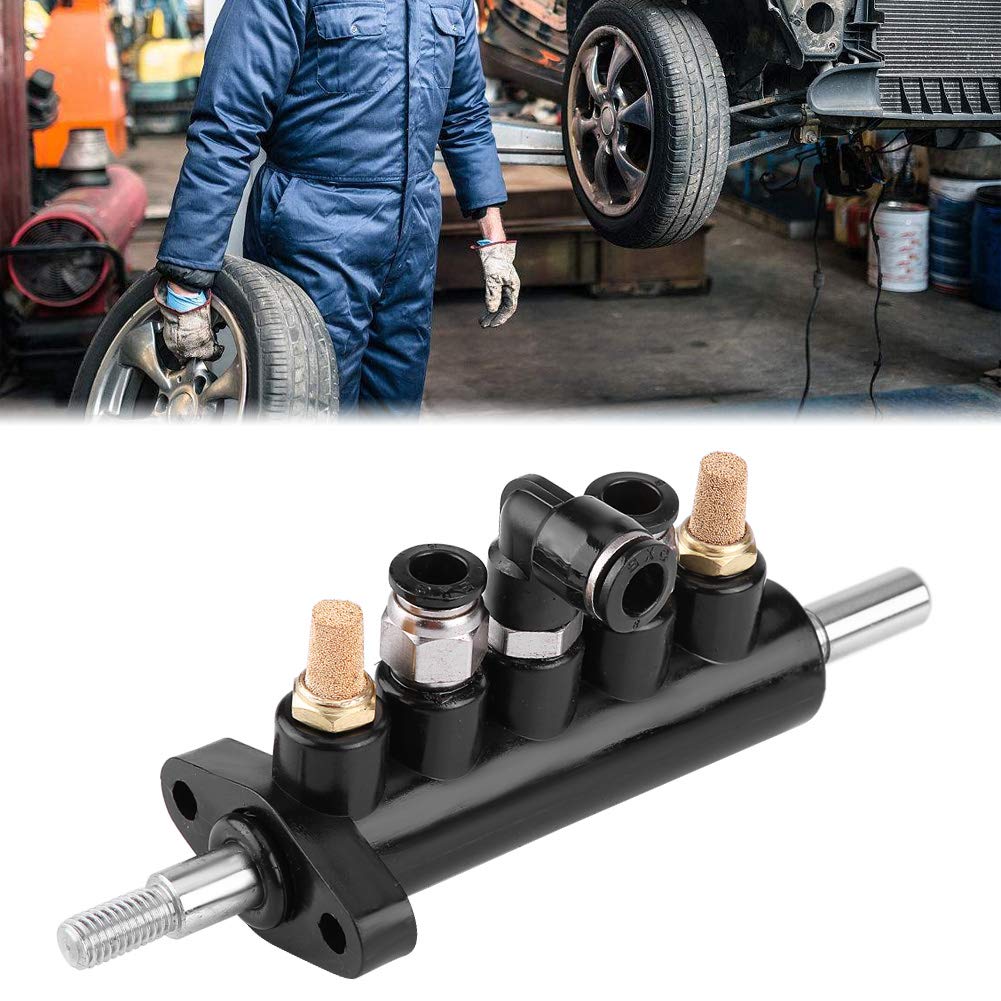 thumbnail: Luchtregelklep Met Voetpedaal Voor Bandenwisselaars – Aluminium, 2 Dempers, Makkelijk Te Monteren