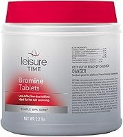 Vista 2 de Leisure Time 45401-12 Bromo Tabs - Productos químicos para bañera de hidromasaje, 2.2 libras, paquete de 12