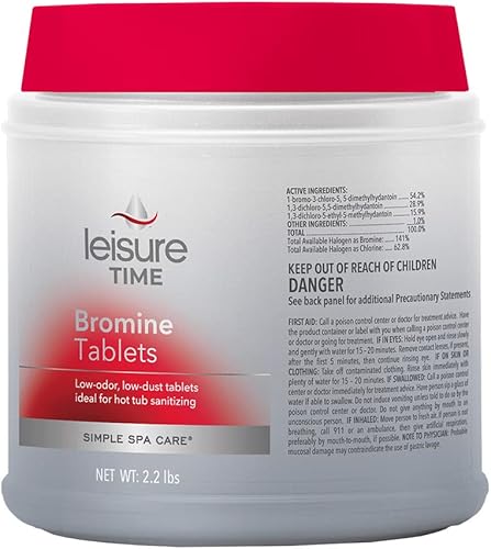 Miniatura 2 de Leisure Time 45401-12 Bromo Tabs - Productos químicos para bañera de hidromasaje, 2.2 libras, paquete de 12 unidades