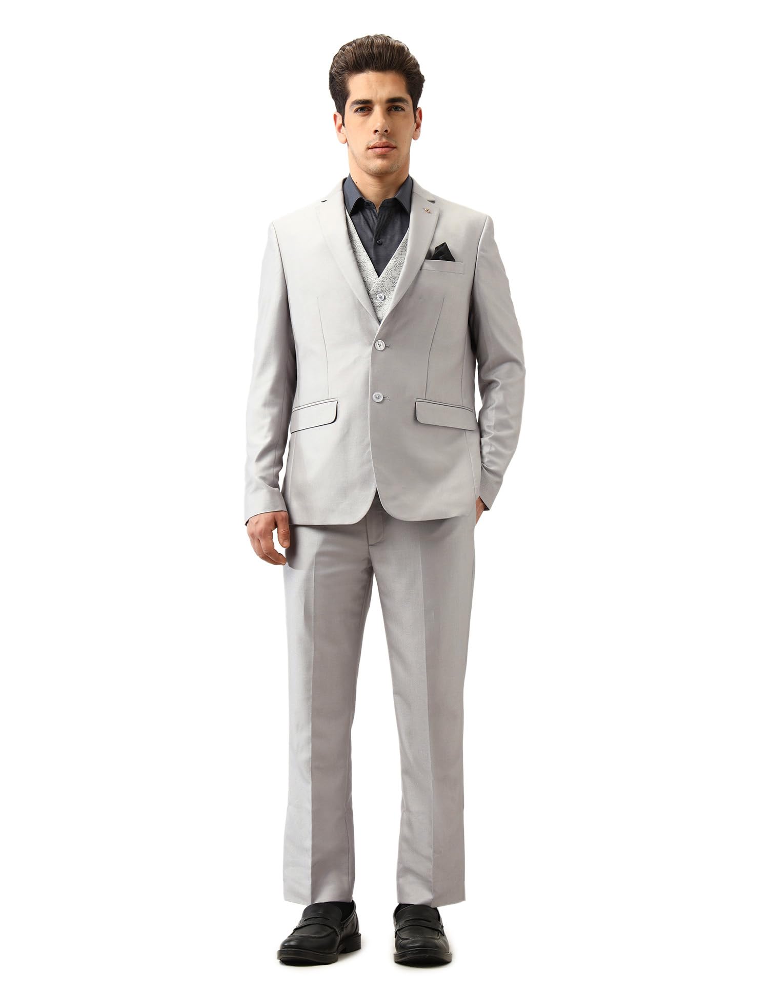 Men's Polyester Business Suit Pants Set