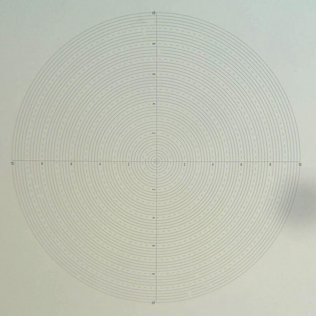 Lab Microscope Slides Microscope Micrometer 921 Concentric Circle Micrometer Optical Lab Slides Calibration Reticle for Optical Laboratory Microscope Part Microscope Parts